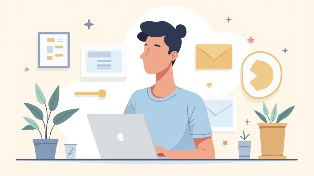 Vektorgrafiken für Landingpage