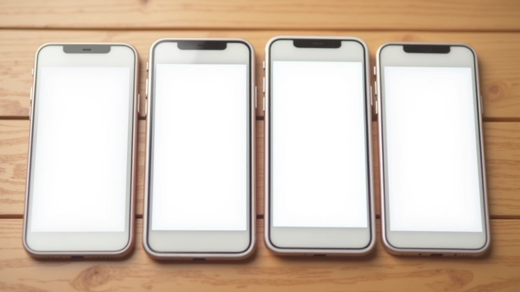 Vier verschiedene Bildschirme zeigen unterschiedliche leere Zustände mit passenden Illustrationen