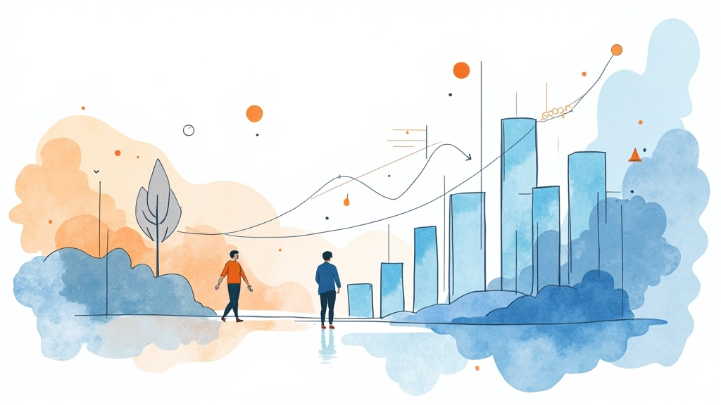 Hero-Illustration für SaaS-Startup